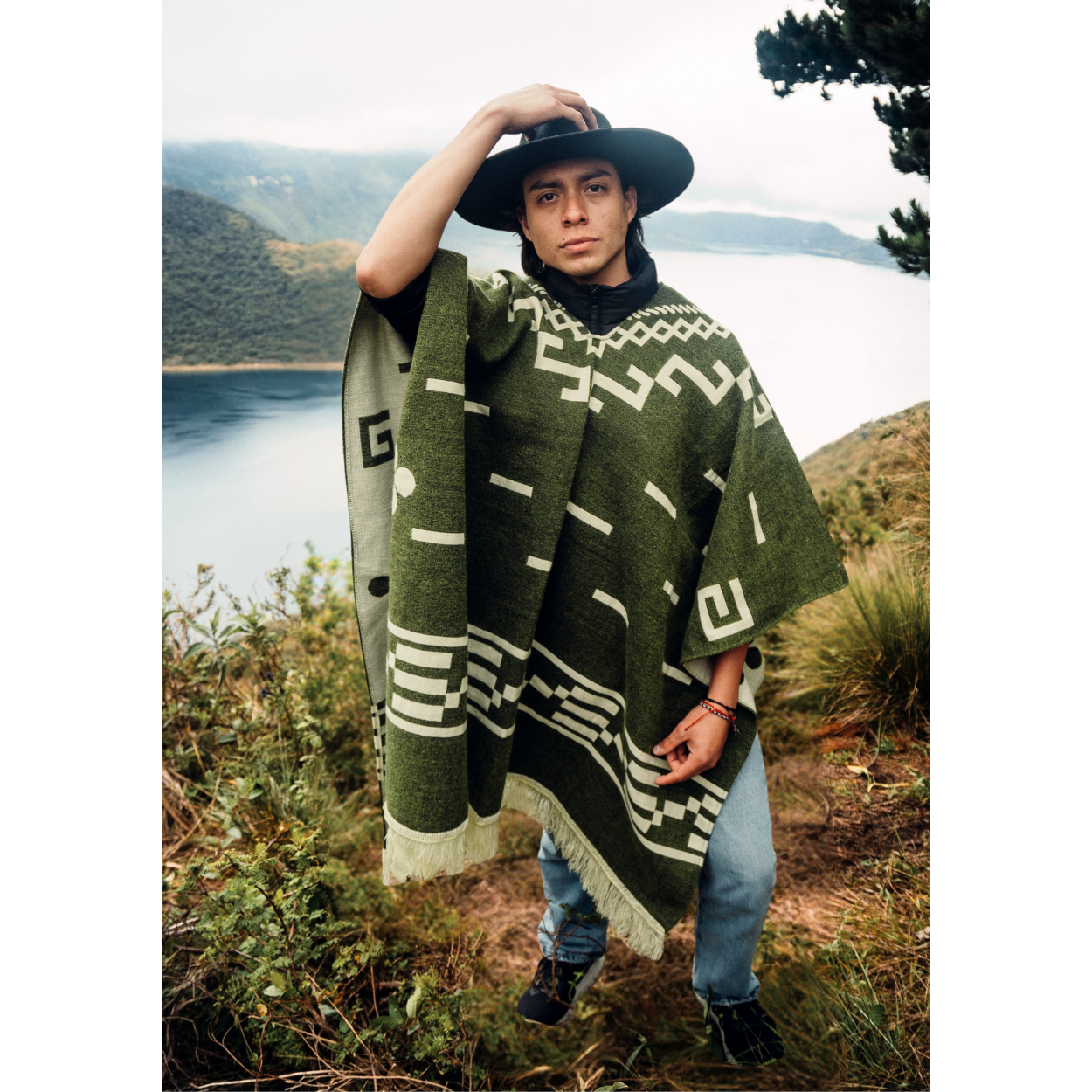 Olive Green - Clint Eastwood Poncho