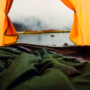 Army Green - Solid Throw Blanket
