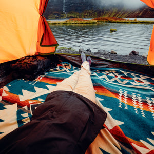 Ingapirca- Turquoise Native Blanket