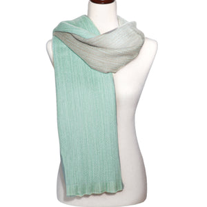 Victoria - Mint Reversible Scarf