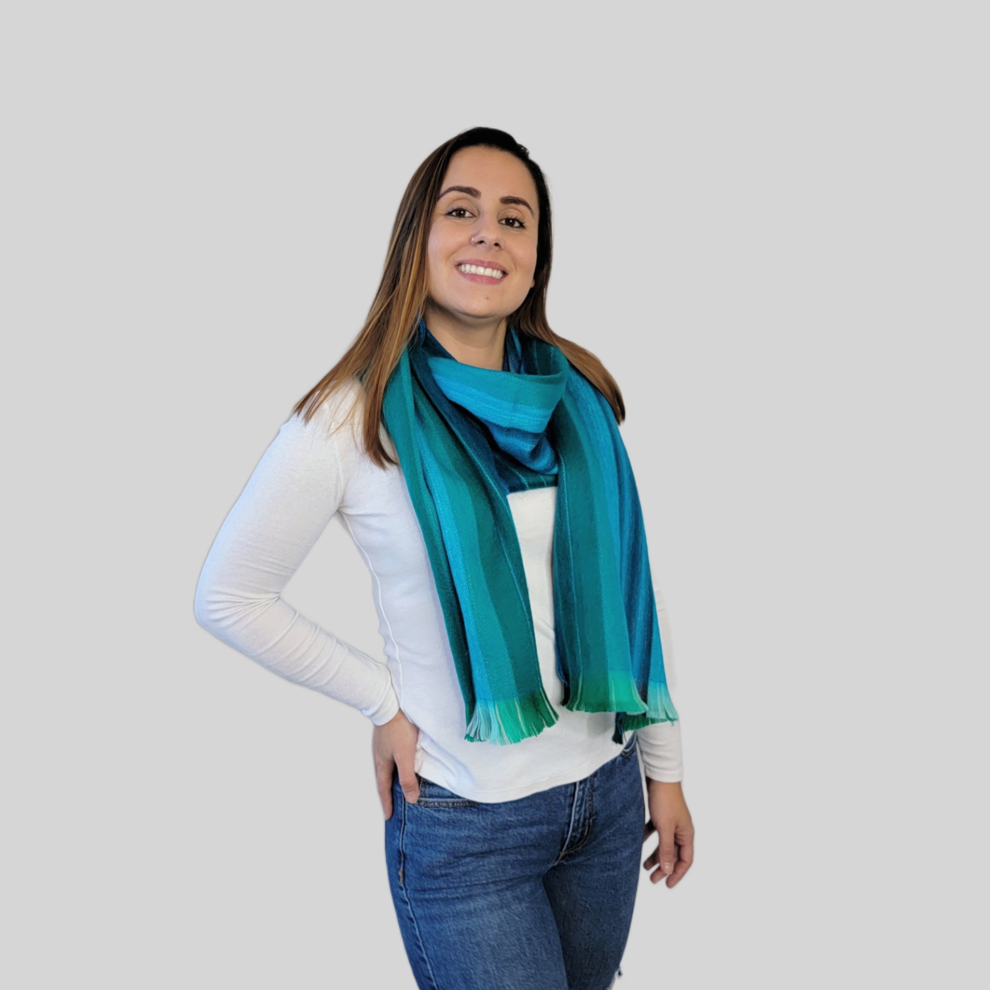 Silvana - Truquoise Warm Scarf