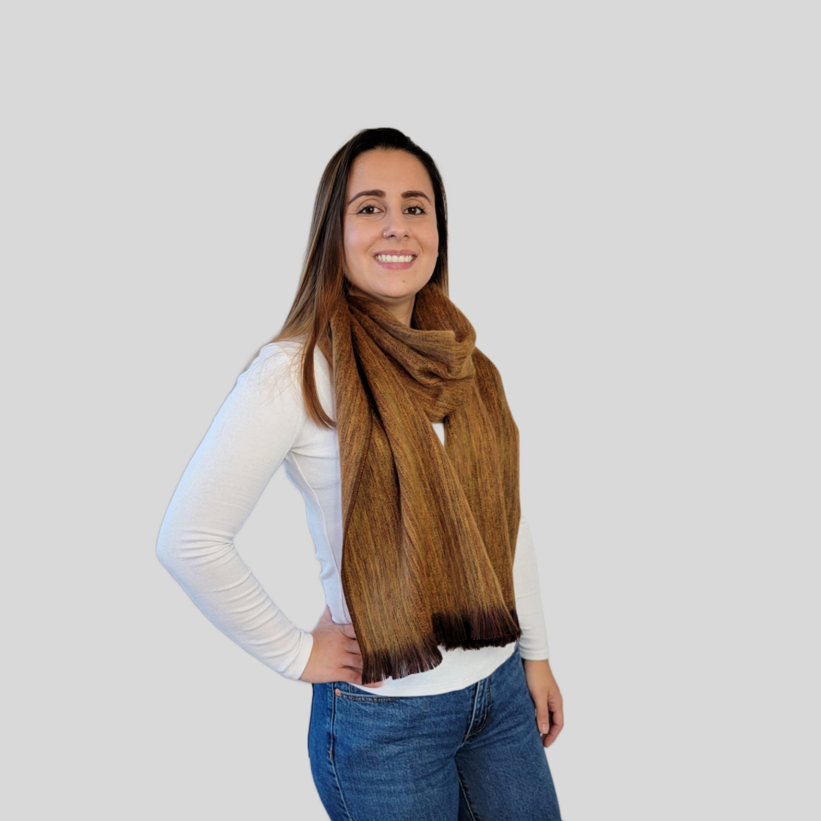 Josefa - Camel Solid Scarf