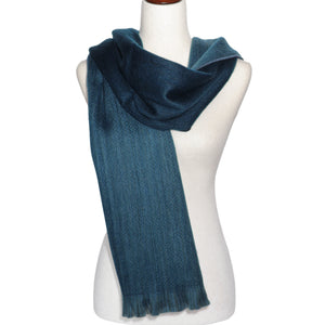 Luna - Blue Reversible Scarf