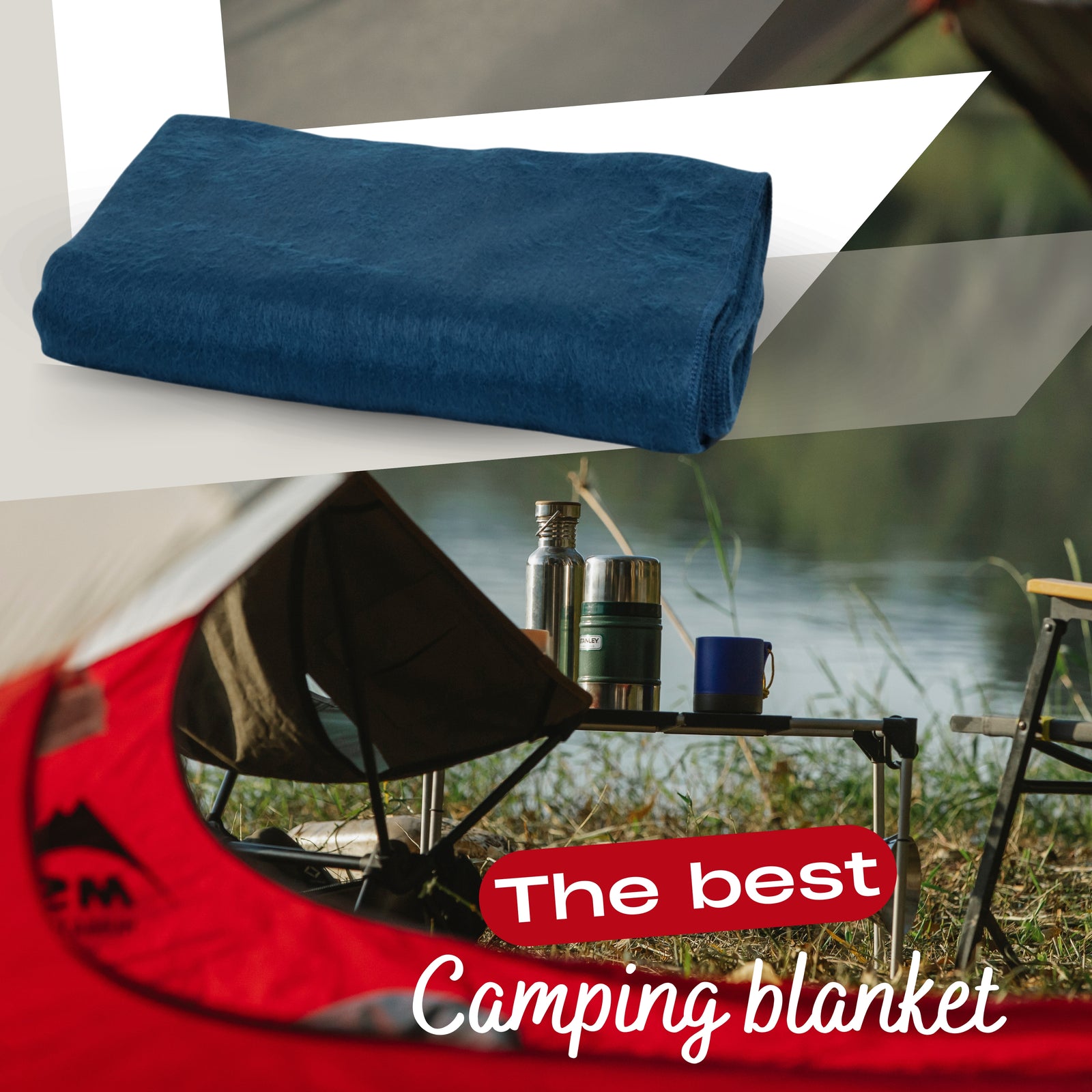 Blue - Solid Throw Blanket