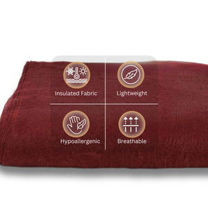 Red - Solid Throw Blanket