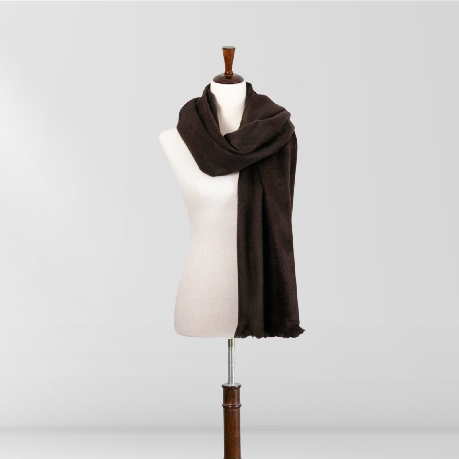 Cocoa - Dark Brown Shawl