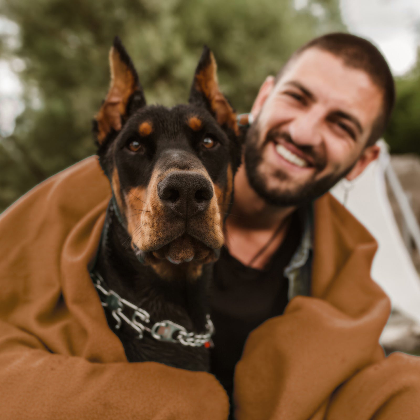 Camel - Solid Throw Blanket