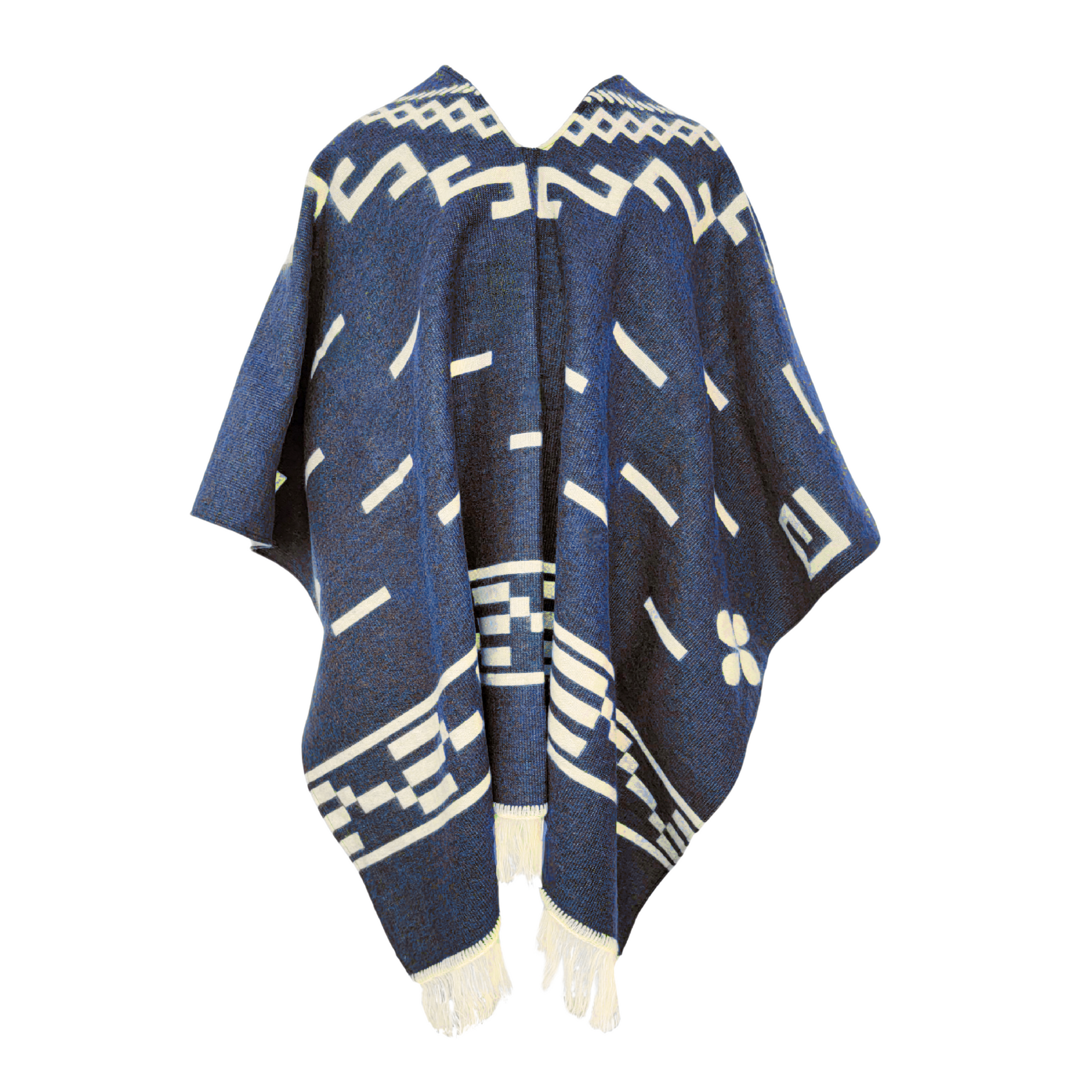 Blue Alpaca Wool Poncho - Clint Eastwood - Latitude Zero Goods Blue Alpaca Wool Poncho - Clint Eastwood - Latitude Zero Goods