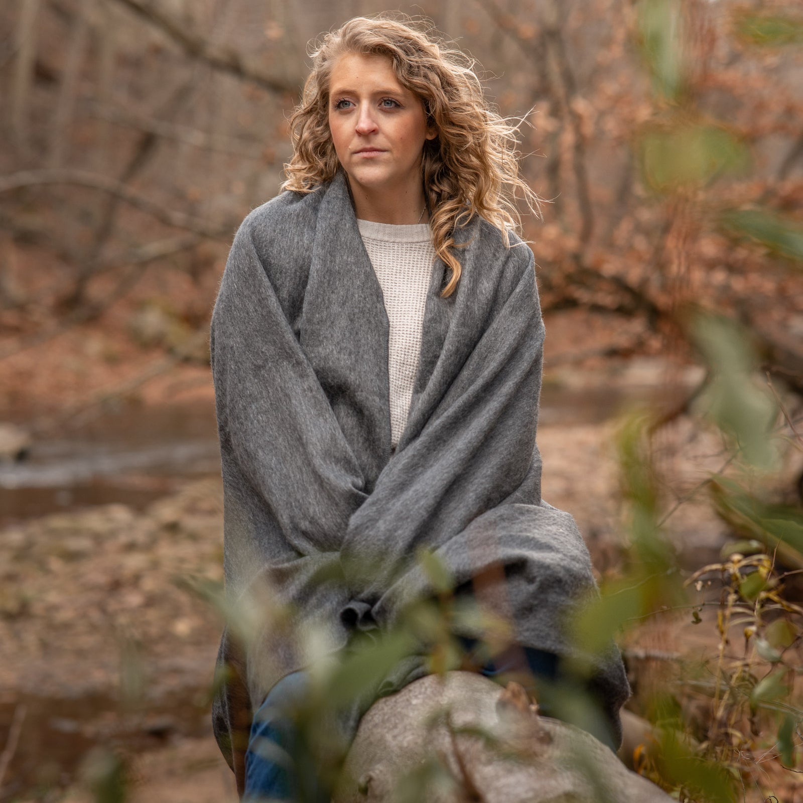 Gray - Solid Throw Blanket