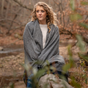 Gray - Solid Throw Blanket